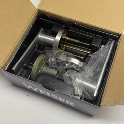 Pack Of 2 Weiser Silver Keyed Entry Door Lever 