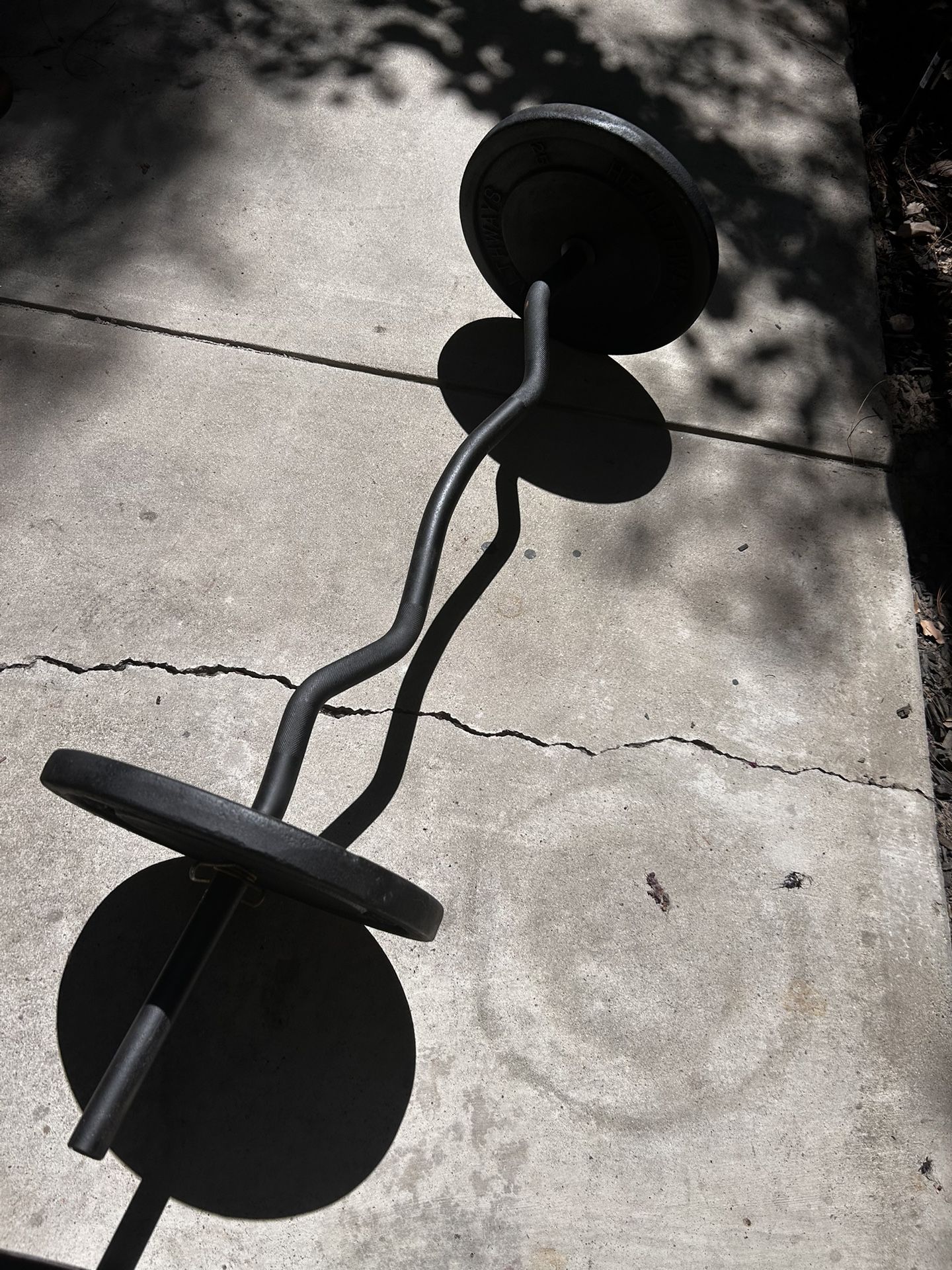 Standard E Z Curl Bar W 50lbs