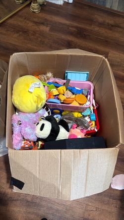 Box of girls toys
