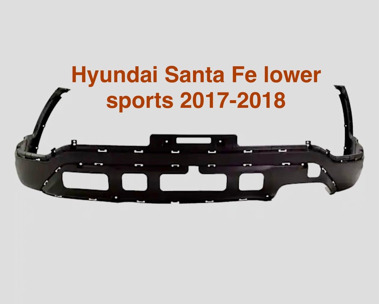 Rear bumper cover (lower sport) hyundai Santa fe 2017-2018