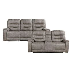 2pc Set: Sofa, Love 💥 Good quality furniture