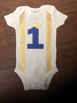 Birthday onesie