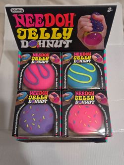 Authentic Needoh jelly donut squishy