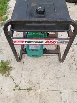 Coleman powermate 4000 generator
