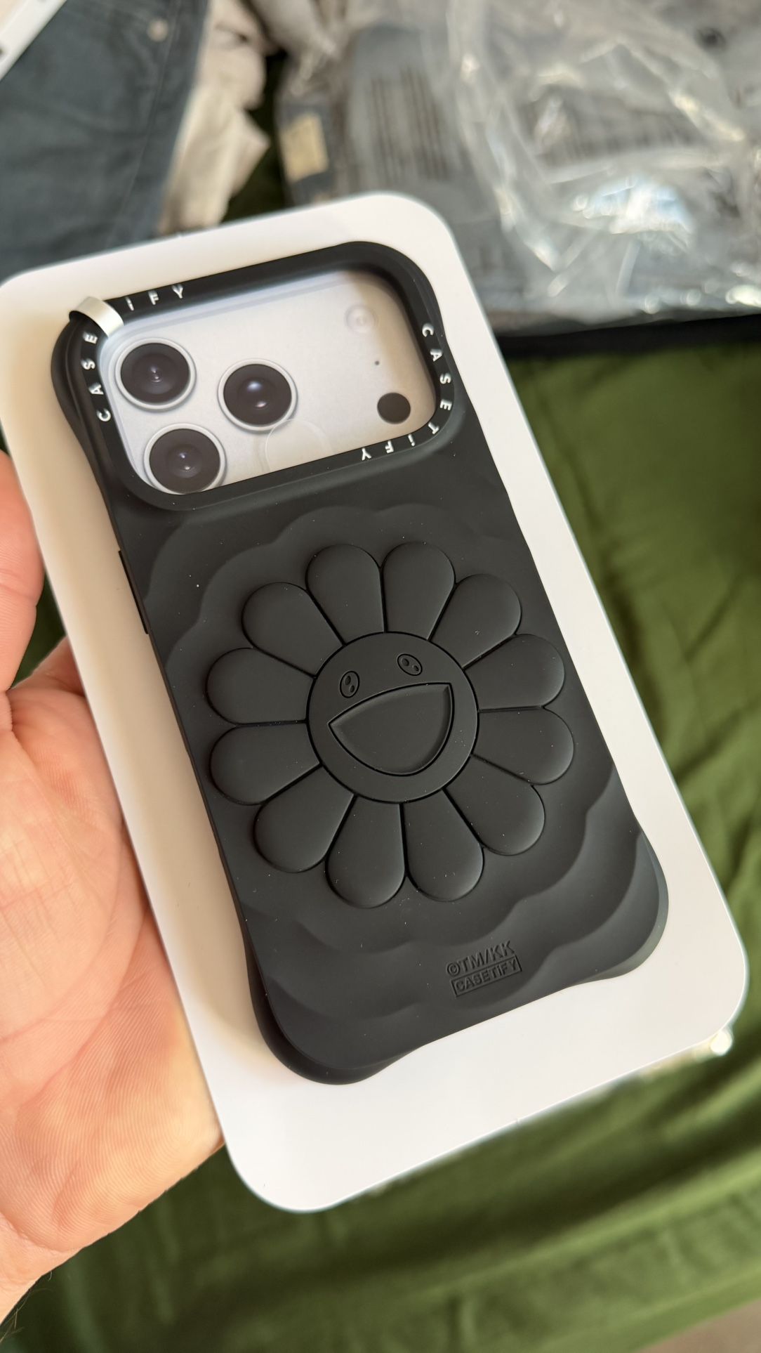 Black Casetify Murakami iPhone 17  Pro  Flower Case