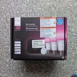 Hue Lights . 3 Brand New. Hue Bridge Gen One