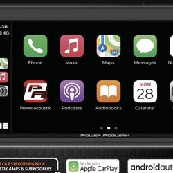 Touchscreen radio