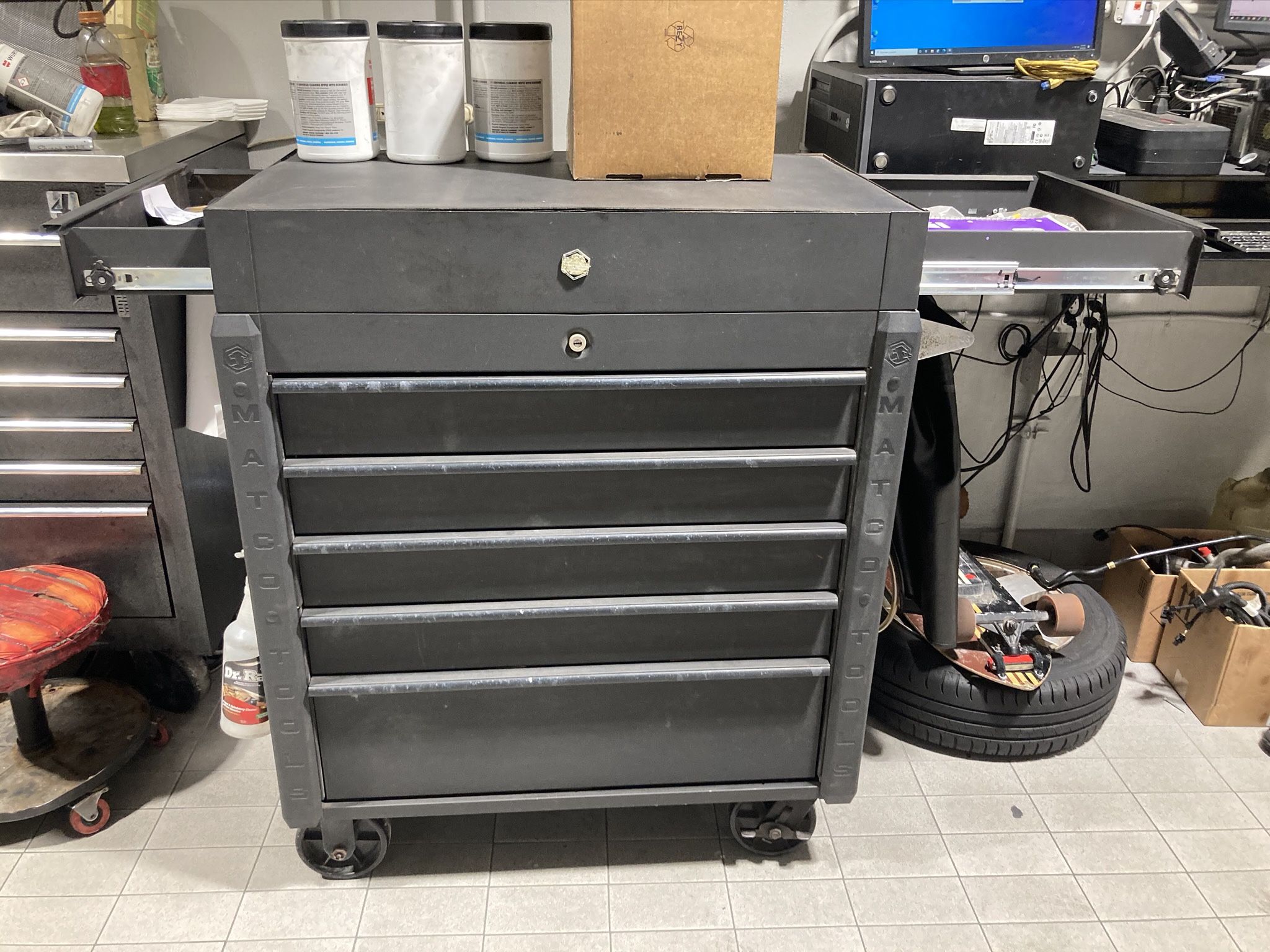 Matco Single Bay Tool Box Cart