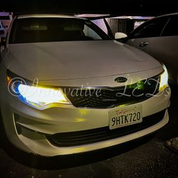 Led Headlights Size 9007 Luces 6000k Bright Glacier White 