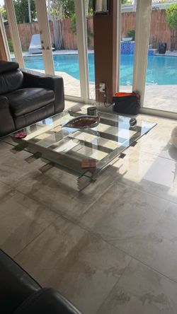 Glass table