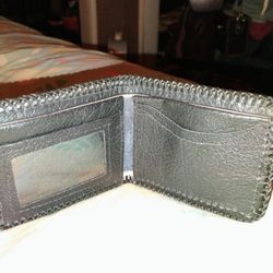 Black Lace Bifold Wallet 