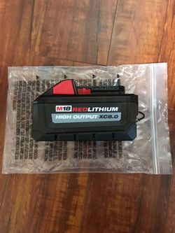 MILWAUKEE M18 REDLITHIUM HIGH OUTPUT XC8.0 BATTERY 