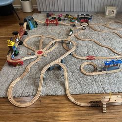 Wooden Train Set 