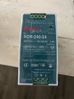 🚨 NDR-240-24 24V 10 Amp 240W Industrial DIN Rail Power Supply PFC🔥Brand New 👍