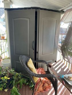 Large Outdoor resin Storage Container
