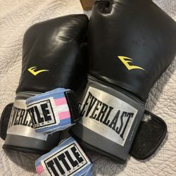 Boxing. Gloves And Wrap