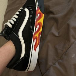 Brand New Vans With Flame