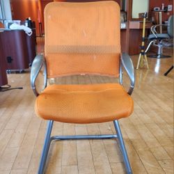 USED BOSS Office Products Mesh Back Guest Chair with Pewter Finish. 20 Chairs Available Best Offer WINS 