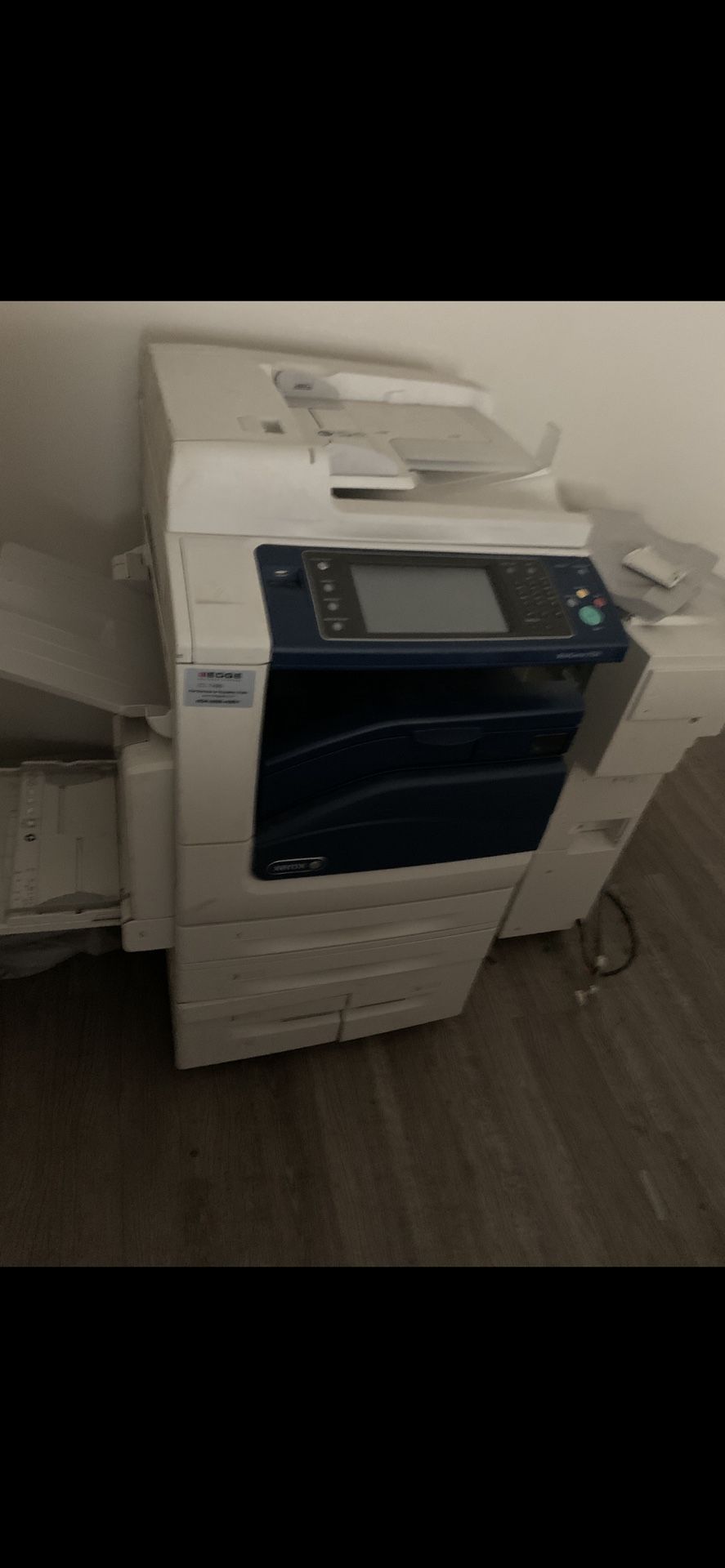 Commercial Xerox copier, printer, scanner, stapler, 3 drawers Letter & Legal