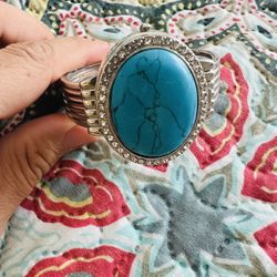 Wrist Watches And Bracelet Turquoise Good For Ladies