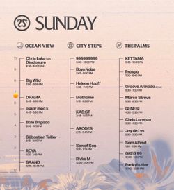 Sunday CRSSD Fall ‘26 for Sale
