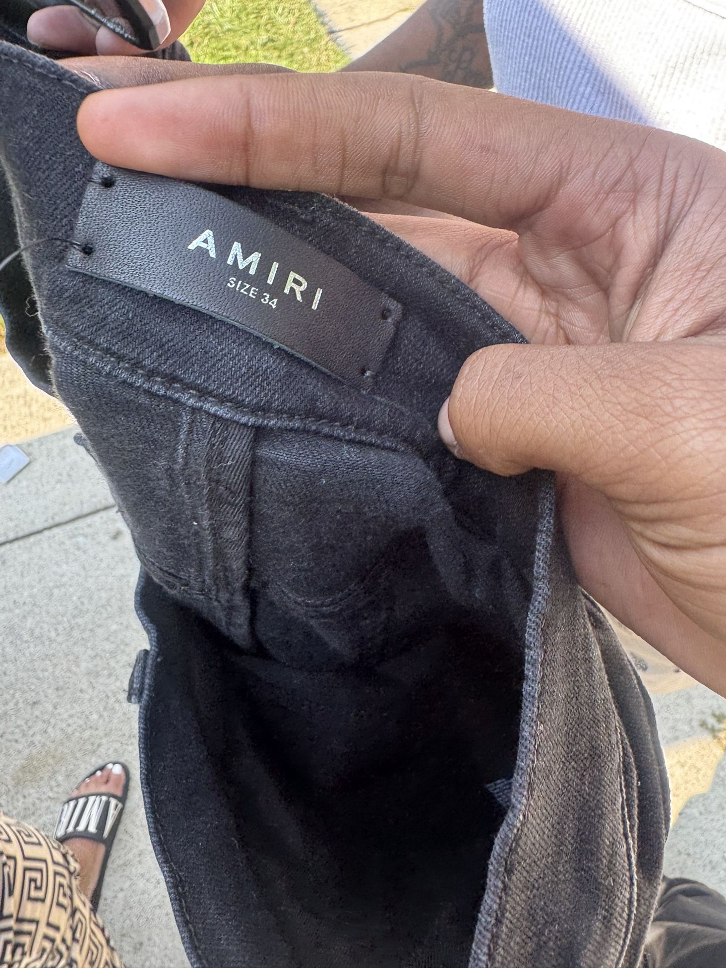 all black amiri