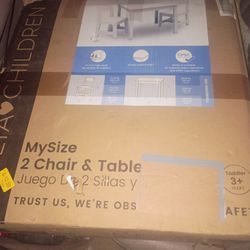 Childs Table And Chairs