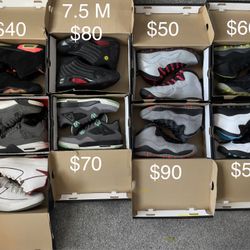 Assorted Used Air Jordan All (GS) Size 7Y 