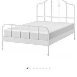 IKEA Sagusta White Bed frame 