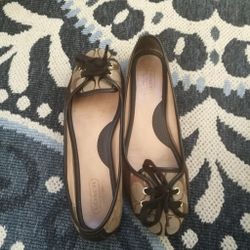 Coach classic ballet flats size 9