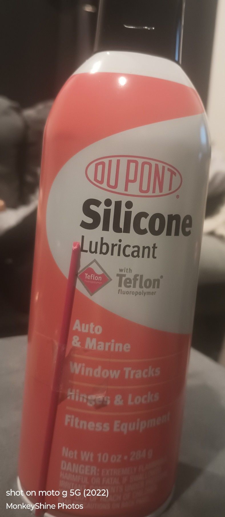 Silicone Lubricant Spray With Teflon