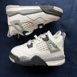 Air Jordan 4 White Cement Size 5c New 