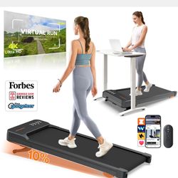 New Wellfit Walking Pad Treadmill – 10% Incline – Still in Box!