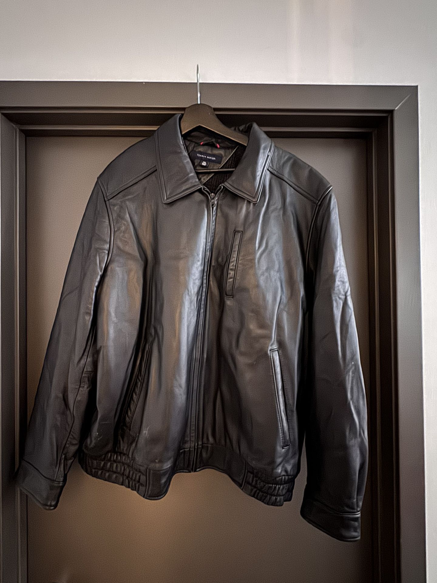 Men’s Tommy Hilfiger Leather Bomber