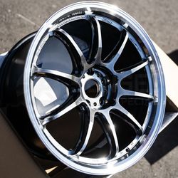 WORK ZR10 Glim Black Diamond Lip 18x9.5+38