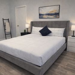 New Grey Queen bed frames