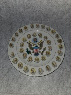 Jimmy Carter 1977 Presidential Commemorative Plate