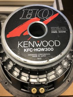 Old school KFC-HQW300 car 12” subwoofer 1000 watts