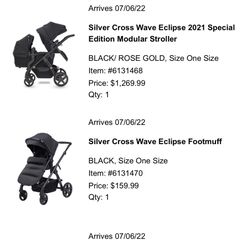 Silver Cross Wave Eclipse Stroller Nina Car seat