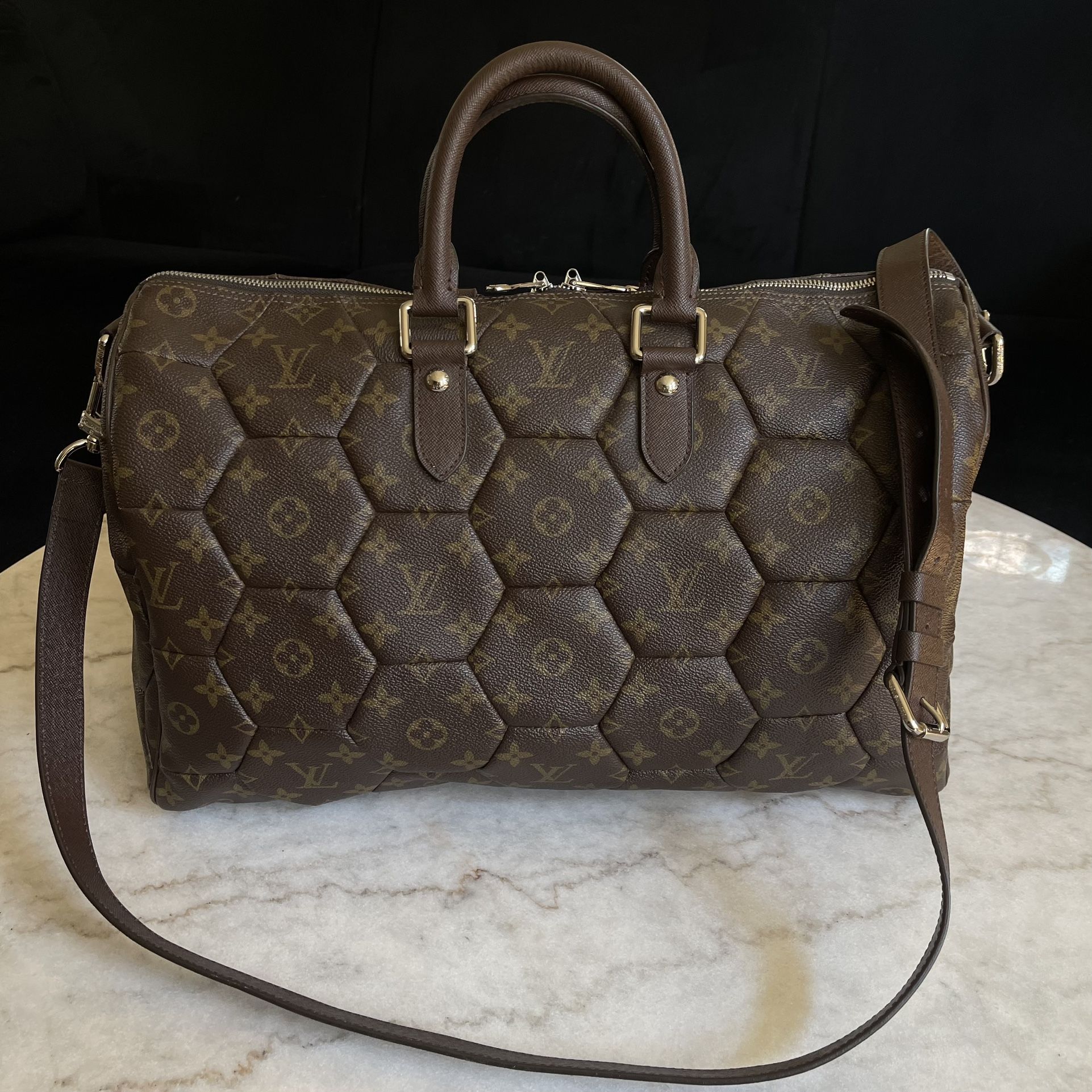 Louis Vuitton Special Edition Speedy Duffle Bag