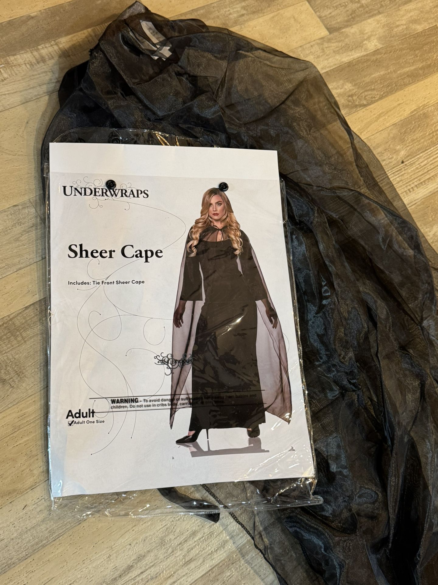 Sheer Cape Costume