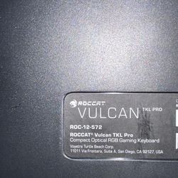 Roccat Vulcan TKL Pro Keyboard 