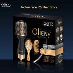 One-step hair dryer brush , hair volumizer | A blow dryer doubling up as a hair straightener brush and a curling brush | 360° vent, dual-action bristl