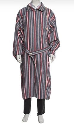 Maison margiela robe striped designer new rare men’s size 48 XL