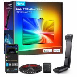 Govee TV Backlight 3 Lite with Fish-Eye Correction Function Sync to 75-85 Inch TVs