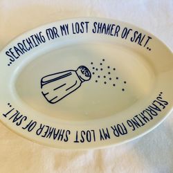 Searching for my lost shaker of salt Platter Jimmy Buffet Homer Laughlin Made in USA