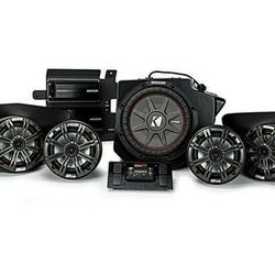 New.  Kicker, SSV Works Phase 5 Audio System For. RZR &  CAN-AM