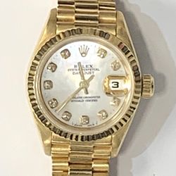 18k Yellow Gold Ladies Rolex