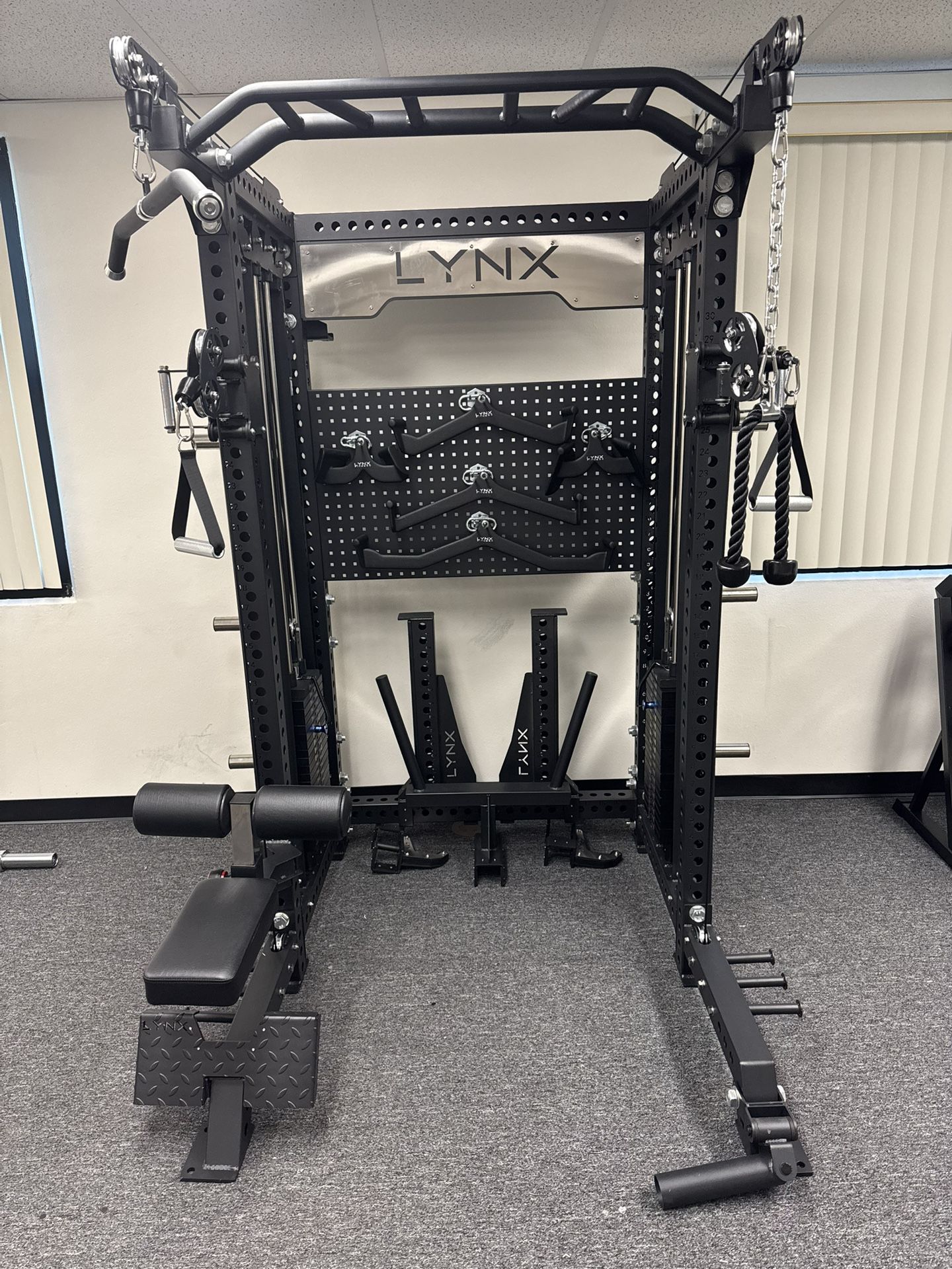 LYNX Fitness 2 in 1 PRO Series Rack🔹All In One Home Gym🔹Dual Cable Machine🔹Squat Rack