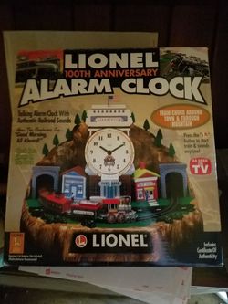 Lionel alarm clock